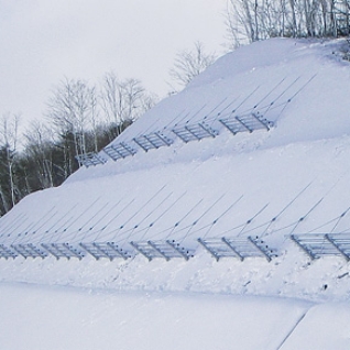 吊柵式スノーガード